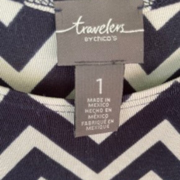 Chico's Travelers 6-Piece Lot Bundle Size 1 Medium (8/10) India Ink (Dark Blue) - Picture 14 of 14